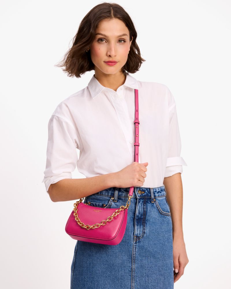 Kate Spade,Jolie Small Convertible Crossbody,Wild Raspberry