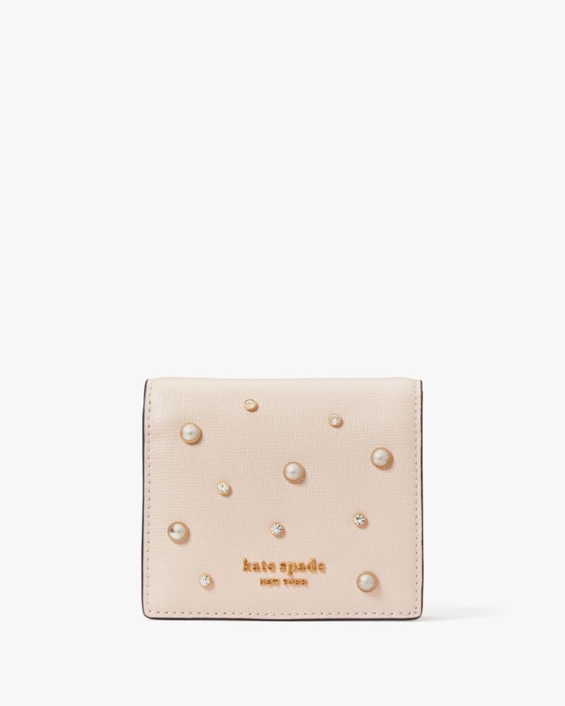 Purl Embellished Small Bifold Wallet | Kate Spade New York