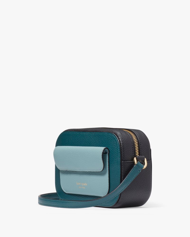 Kate Spade,Ava Colorblocked Crossbody,Artesian Green Multi