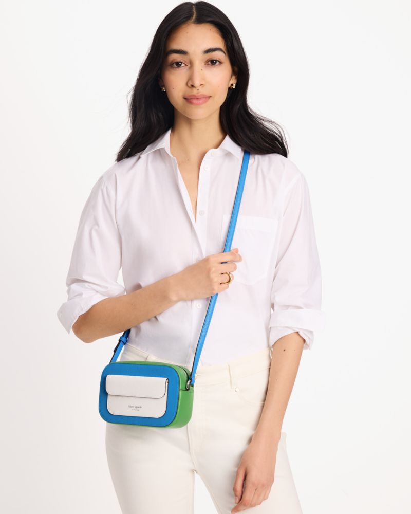 Kate Spade,Ava Colorblocked Crossbody,Summer Night Multi