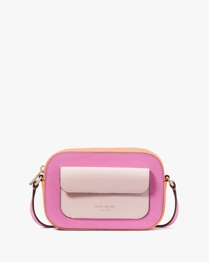 Kate Spade,Ava Colorblocked Crossbody,Echinacea Flower Multi