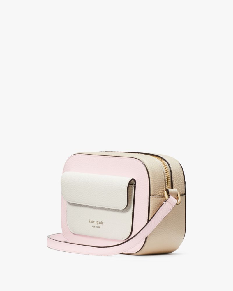 Kate Spade,Ava Colorblocked Crossbody,Shimmer Pink Multi