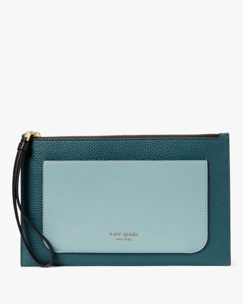 Kate Spade,Ava Colorblocked Wristlet,