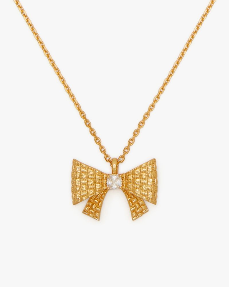 Wrapped In A Bow Mini Pendant | Kate Spade New York