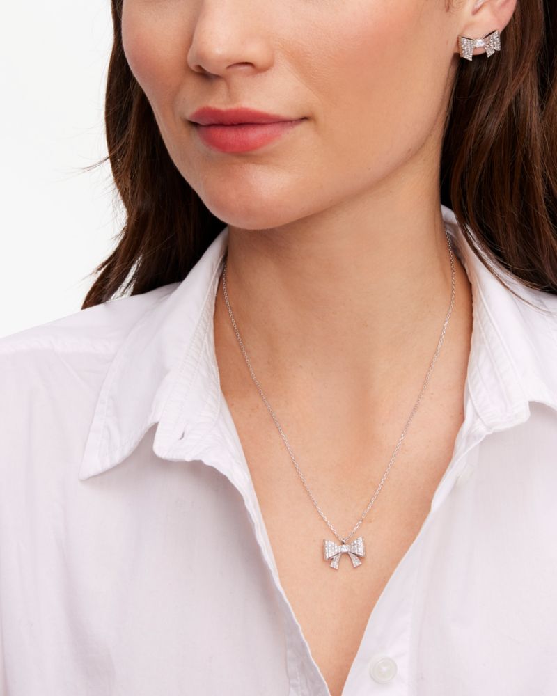 Kate Spade,Wrapped In A Bow Mini Pendant,