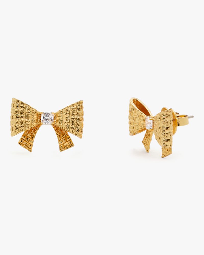 Bow kate discount spade earrings