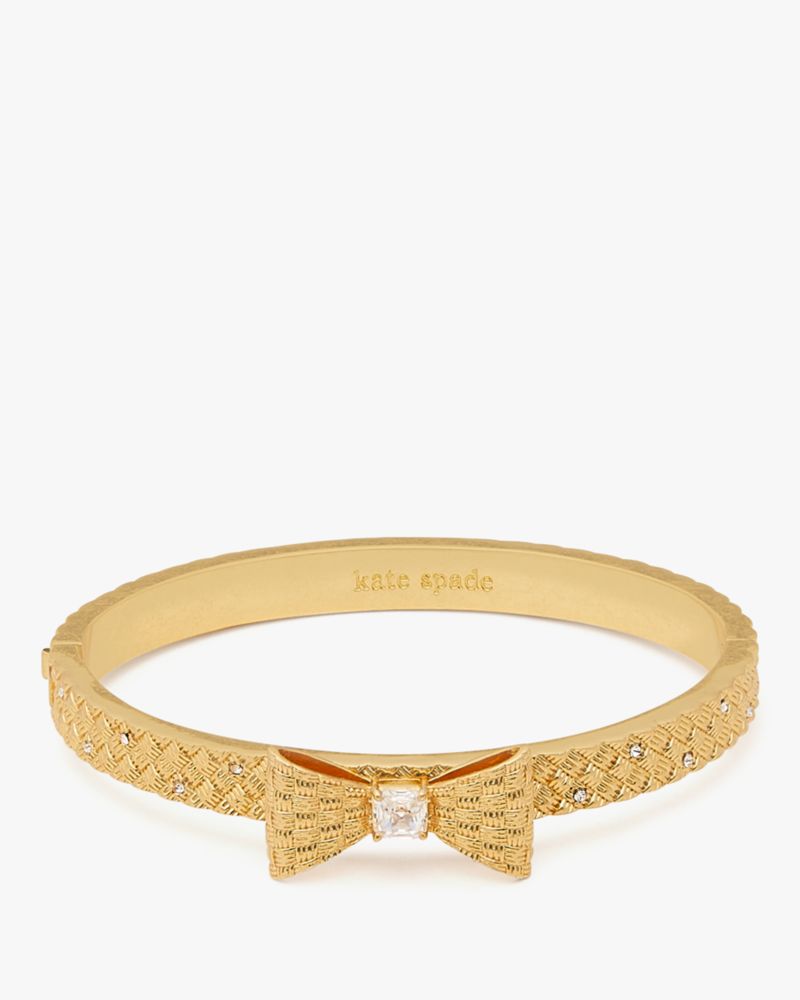 Kate spade sale gold bow bracelet