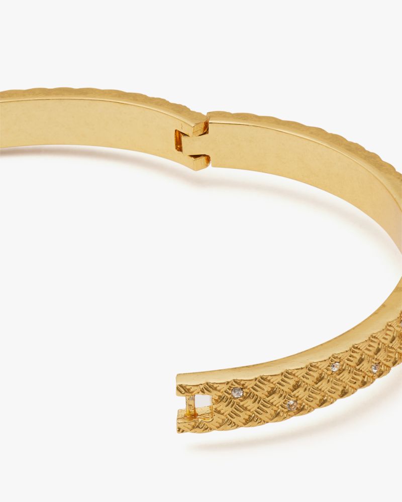Kate Spade,Wrapped In A Bow Hinged Bangle,