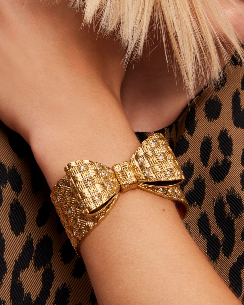 Kate Spade,Wrapped In A Bow Statement Cuff,