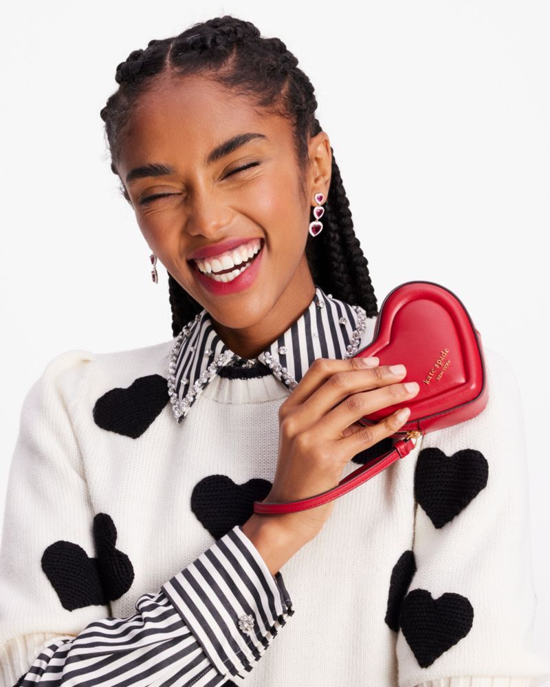 Pitter Patter Heart Convertible Coin Purse | Kate Spade New York