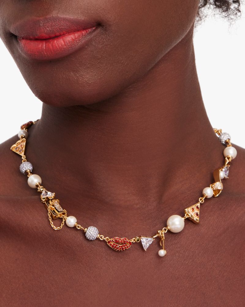 Hit The Town Statement Charm Necklace