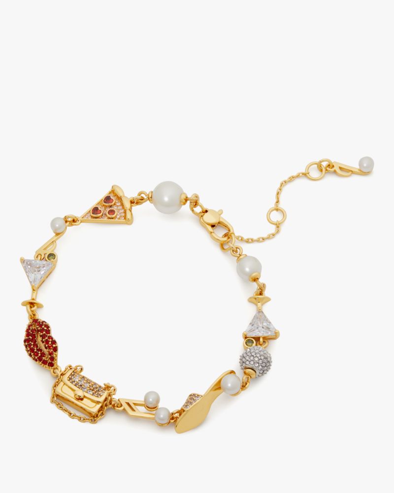 Kate Spade,Hit The Town Charm Bracelet,