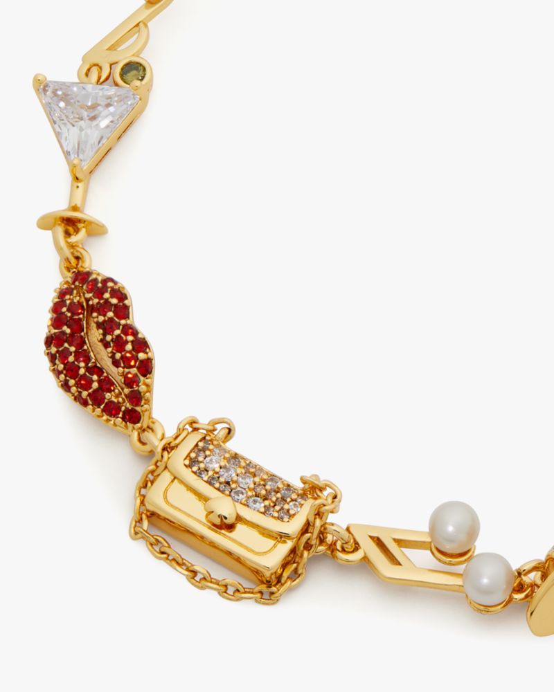 Kate Spade,Hit The Town Charm Bracelet,