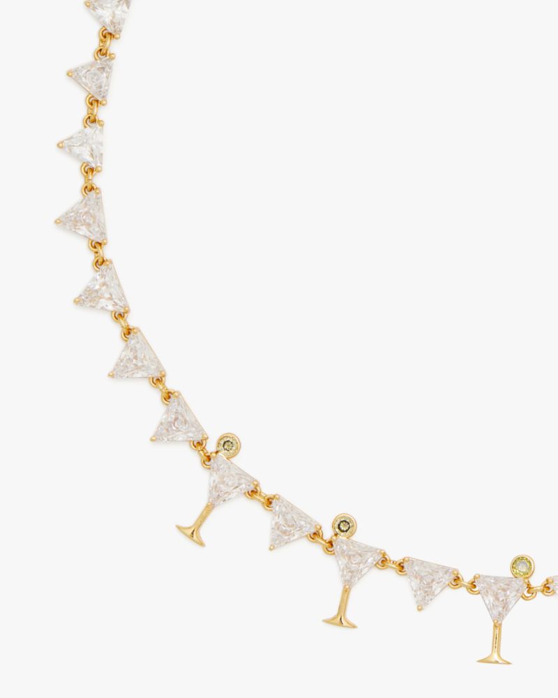 Kate Spade,Shaken Or Stirred Tennis Necklace,