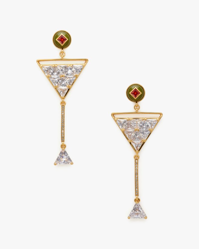 Kate Spade,Shaken Or Stirred Statement Earrings,