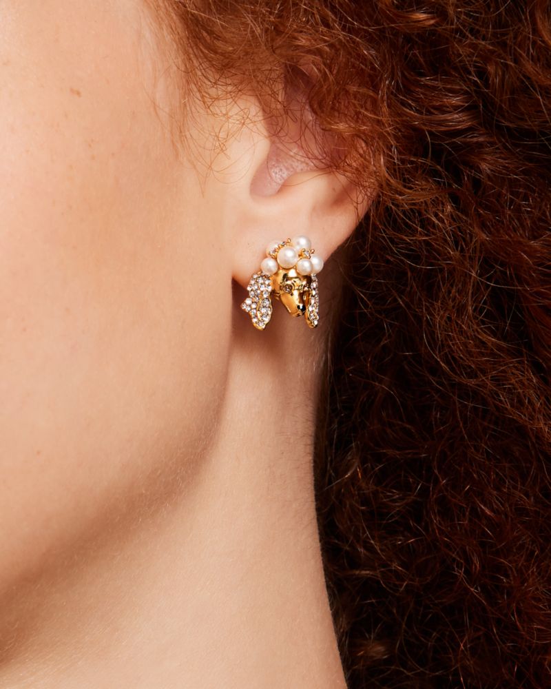 Kate Spade,Poodles & Poms Studs,