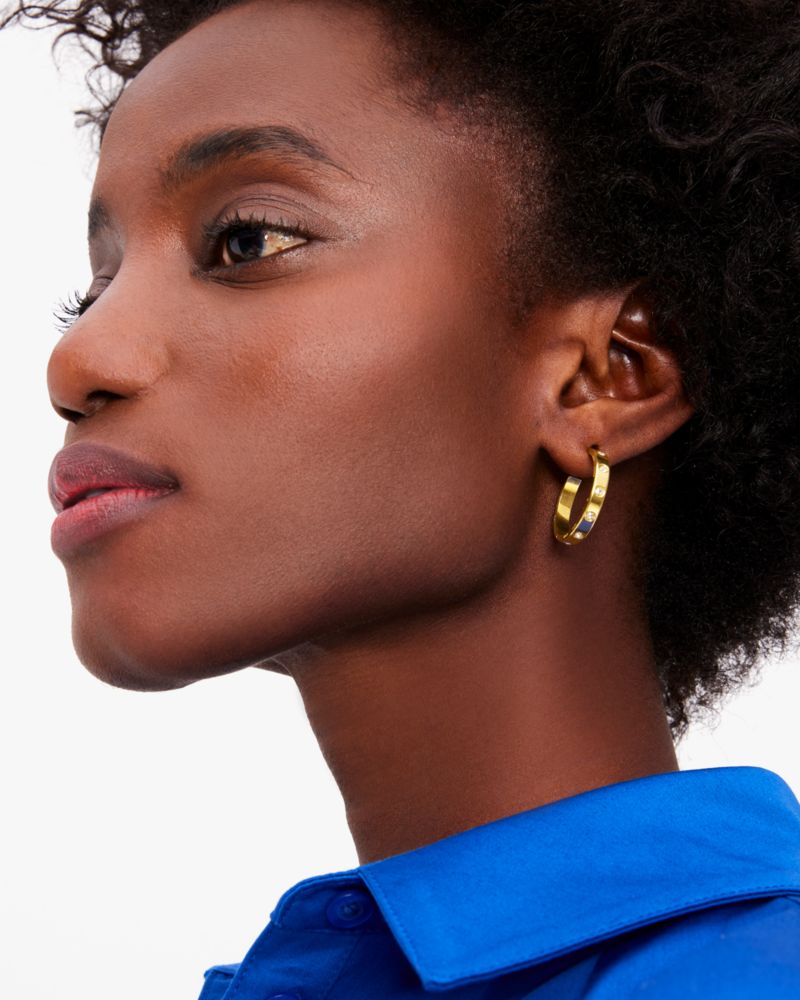 BRIDGET Stockinette hoop earrings