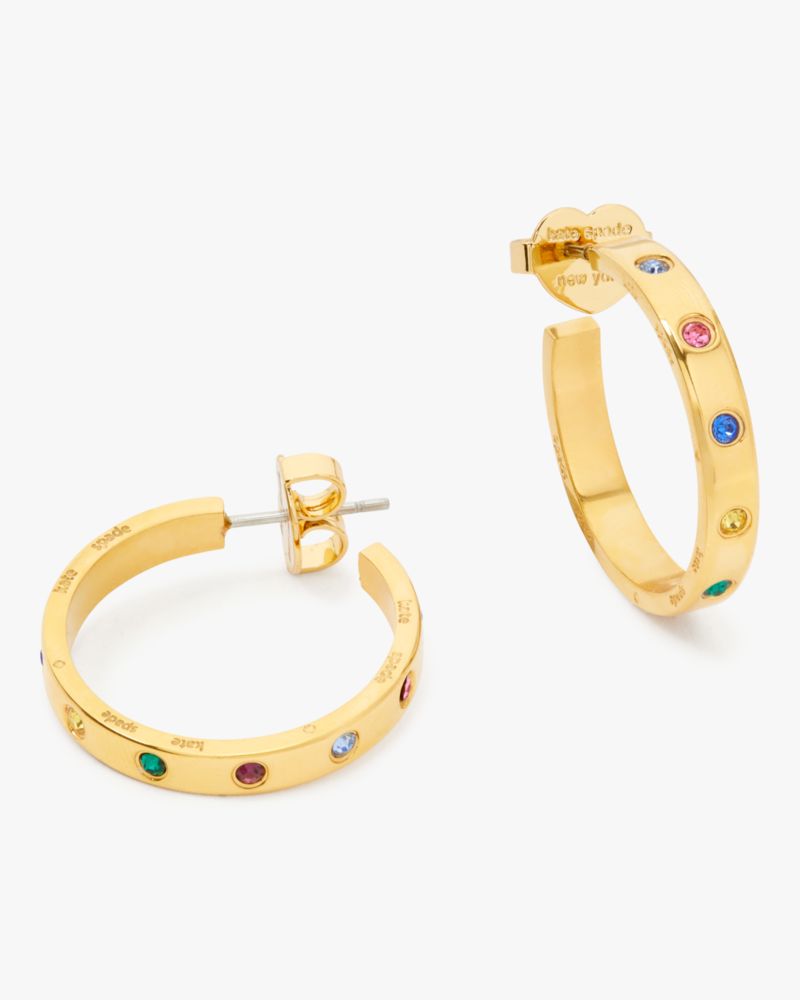 Kate Spade,Set In Stone Hoops,