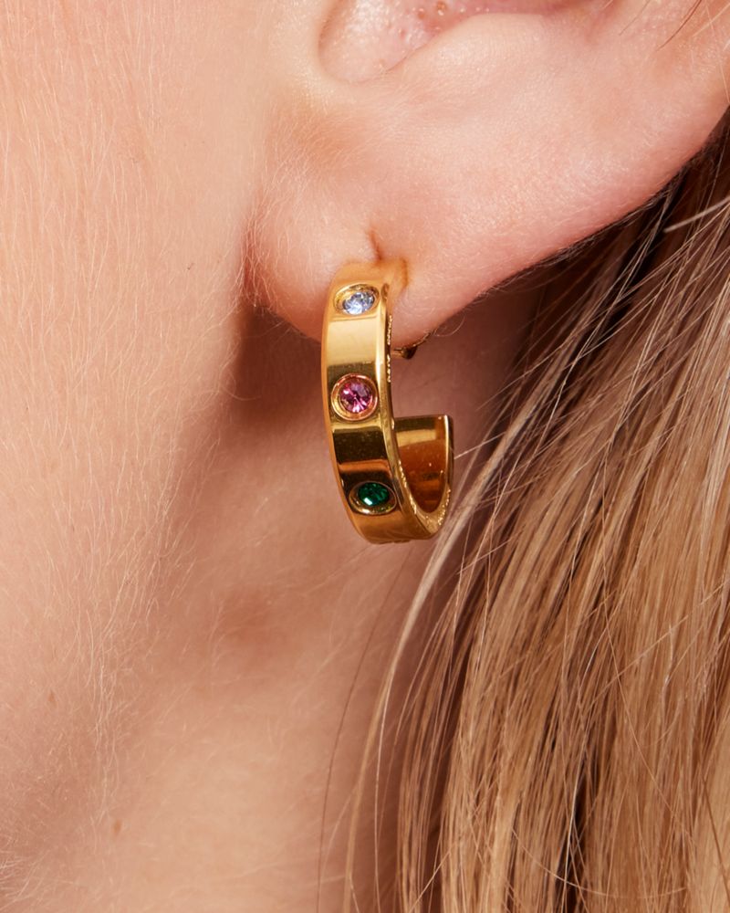 BRIDGET Stockinette hoop earrings