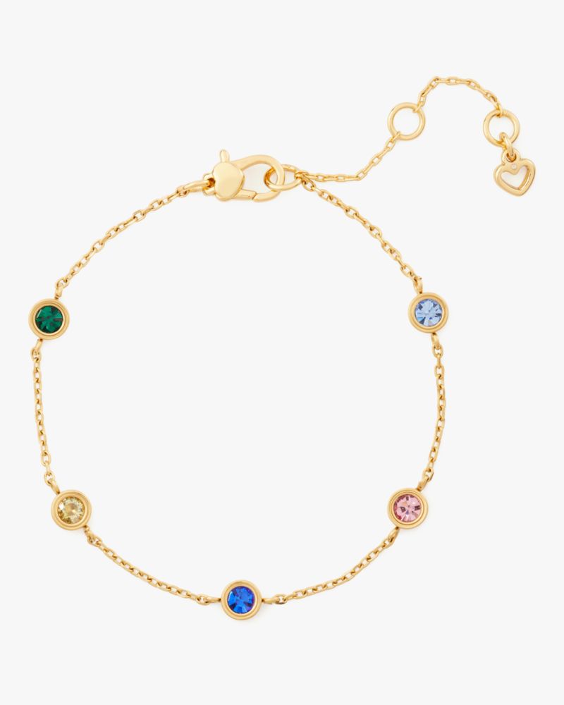 Kate Spade,Set In Stone Station Bracelet,Multi