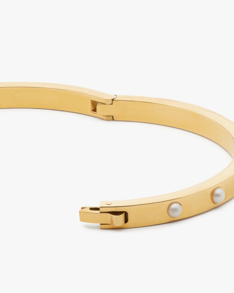 Kate Spade New York Say Yes Better Half Bracelet Clear/Gold One