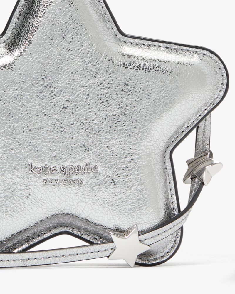 Starlight Crinkle Metallic Leather Micro Crossbody | Kate Spade IE