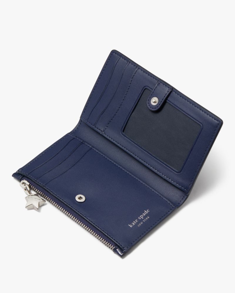 Kate spade navy online blue wallet