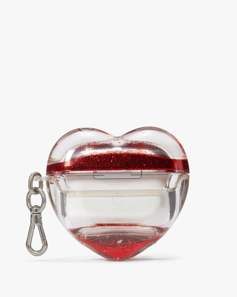 Kate Spade,Pitter Patter Liquid Glitter Airpod Pro Second Gen Case,Airpod Case,3D Embellishment,Novelty Embellishment,Logo...,Multi Color