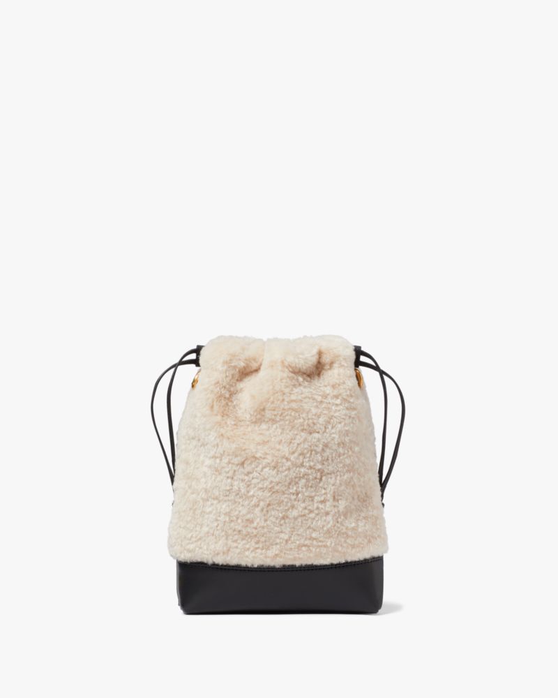 Kate Spade,エヴァ フォー シアリング バケット フォン クロスボディ,ナチュラル