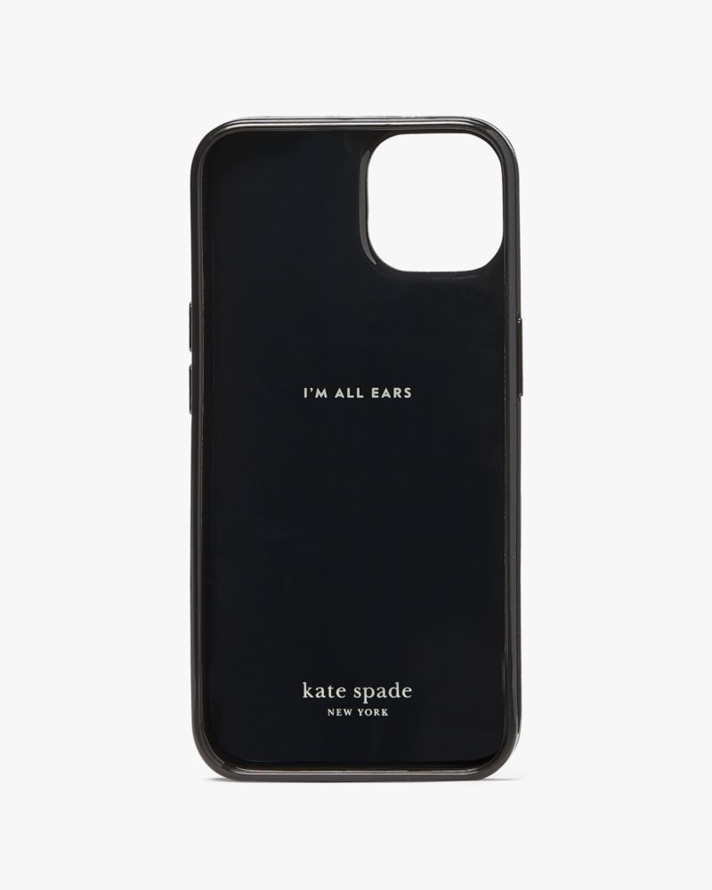 Kate Spade,エンベリッシュド アイフォン 14 ケース,iPhoneケース,ブラックマルチ