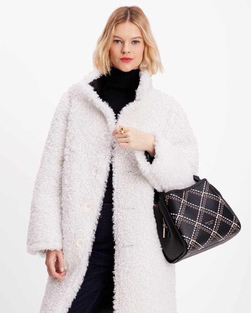 Knott Faux Fur Medium Crossbody Tote