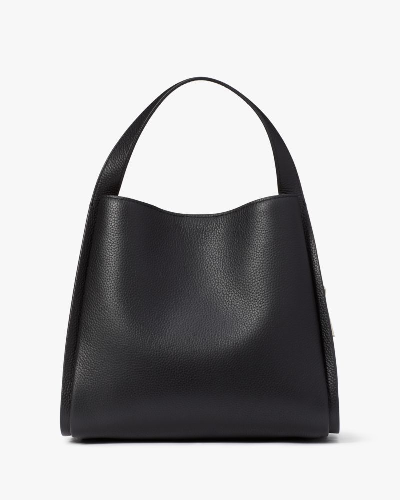 Kate Spade,Knott Plaid Stitched Medium Crossbody Tote,