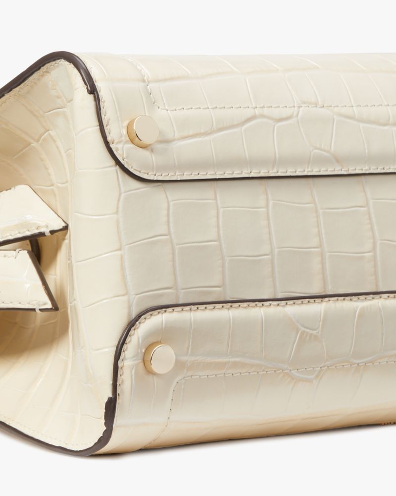 Dakota Croc Embossed Medium Convertible Shoulder Bag