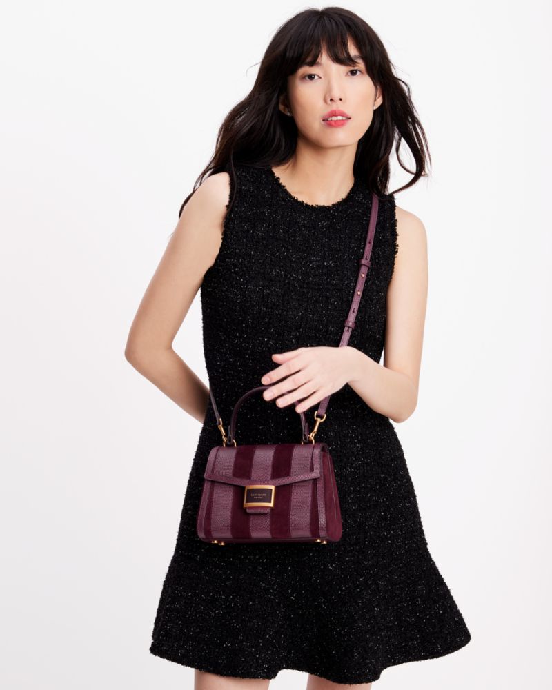 Katey Mini Lizard Shoulder Bag