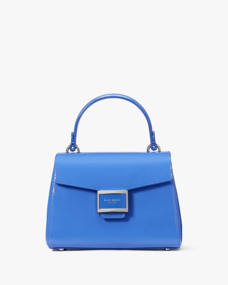 Kate Spade,Katy Patent Leather Small Top-handle Bag,