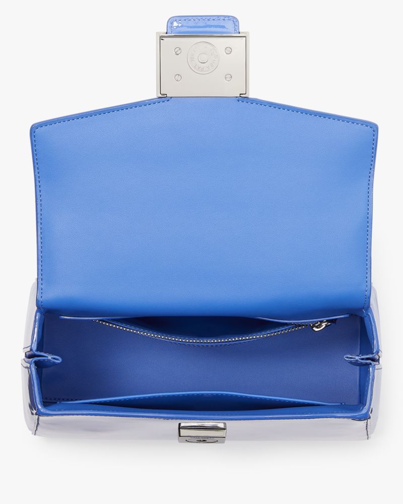 Katy Patent Leather Small Top-handle Bag