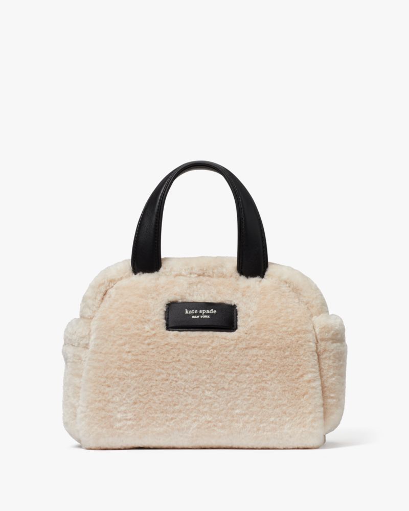 Apres Chic Faux Shearling Satchel