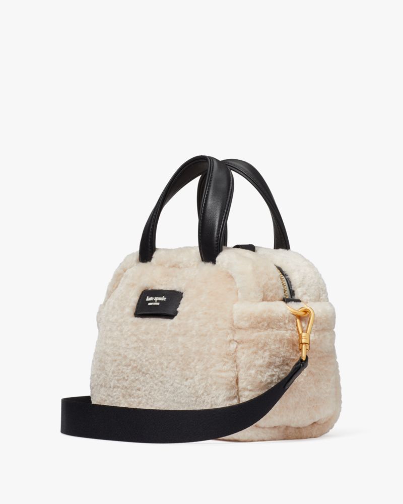 Kate Spade Apres Chic Faux Shearling Satchel. 4