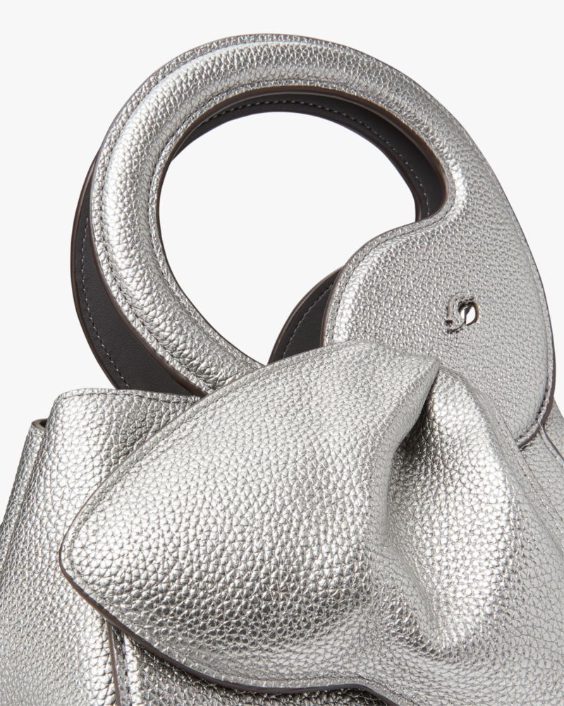 Ellie Metallic 3D Elephant Top-handle Bag