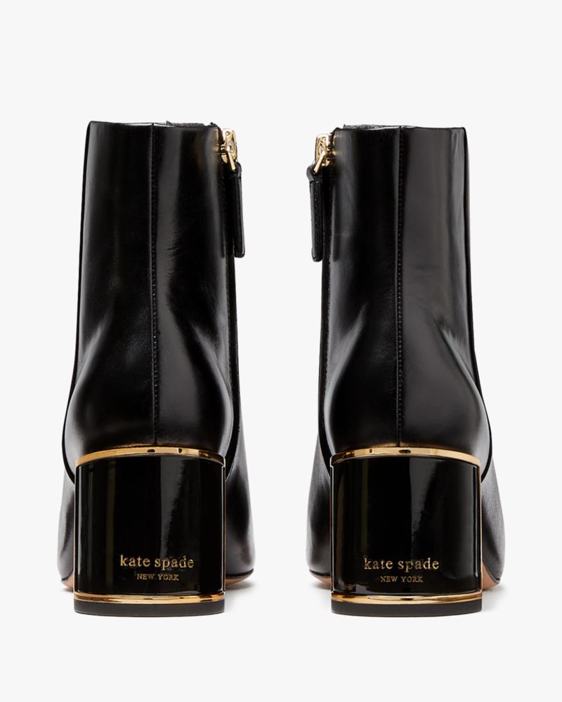 Kate spade cheap black booties