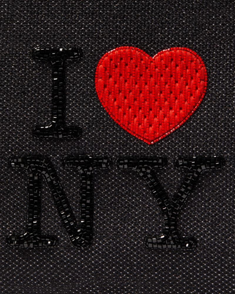 I Love Ny X Kate Spade New York Embellished Manhattan Small Tote