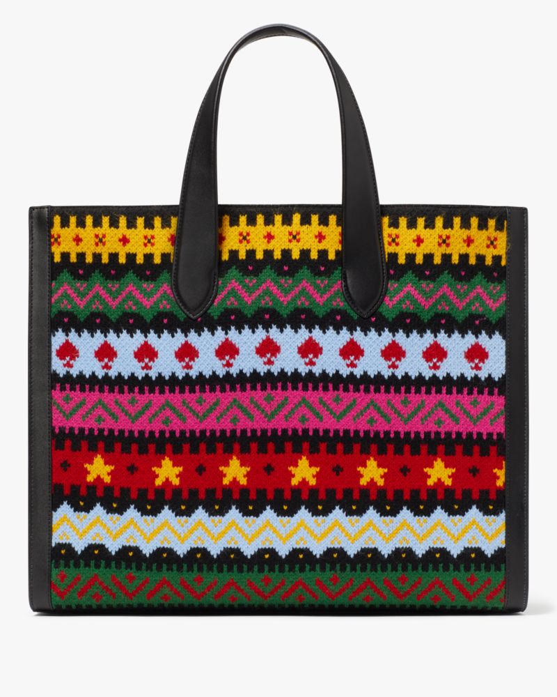 Manhattan Carnival Fair Isle Large Tote