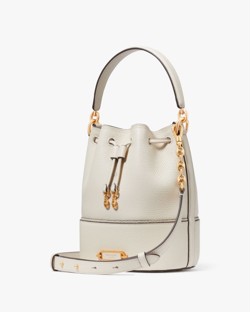 Kate Spade,Gramercy Small Bucket Bag,Halo White