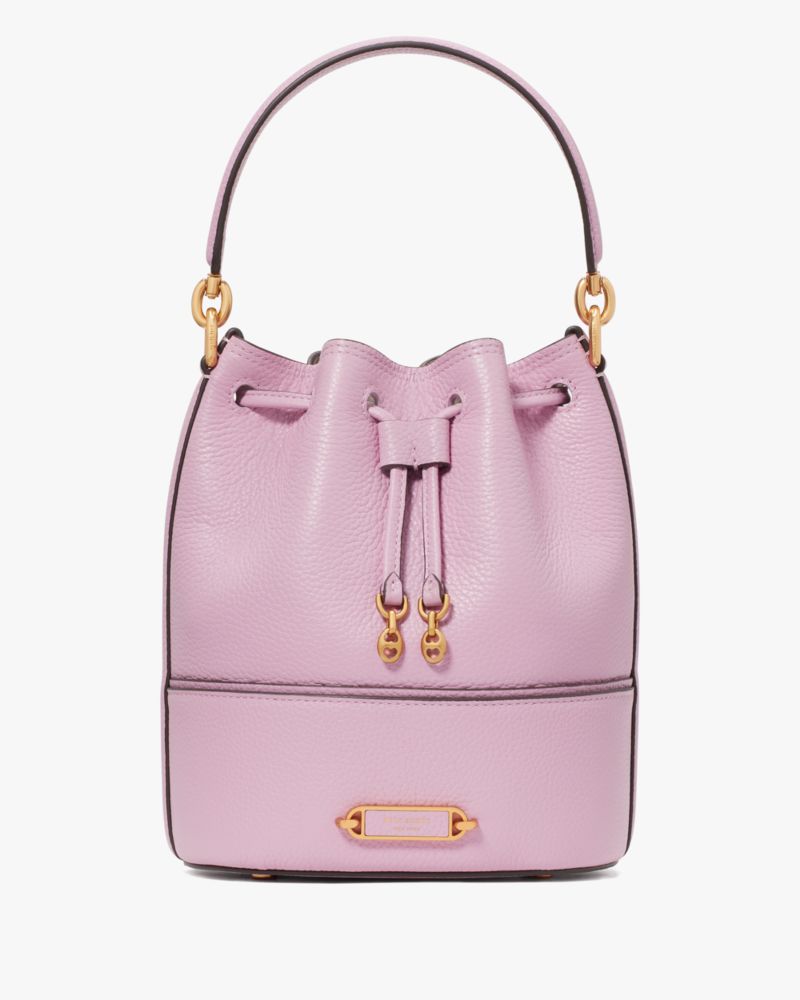 Kate Spade,Gramercy Small Bucket Bag,Berry Cream