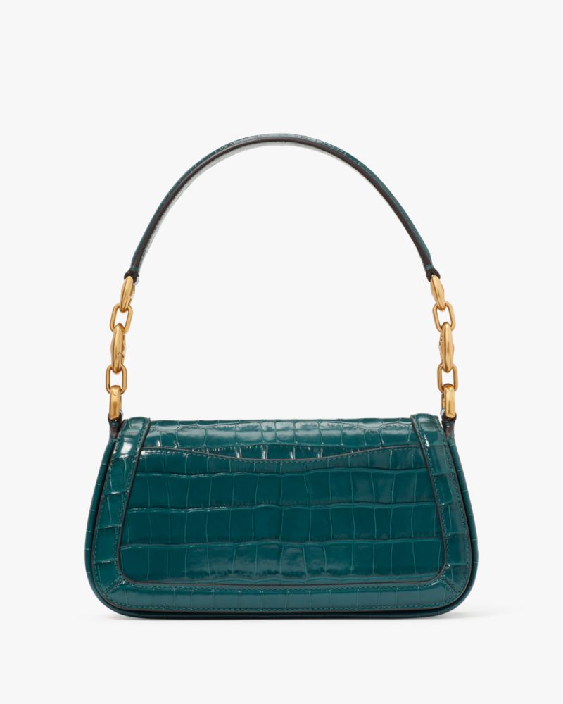 Kate Spade,Gramercy Croc-embossed Small Flap Shoulder Bag,