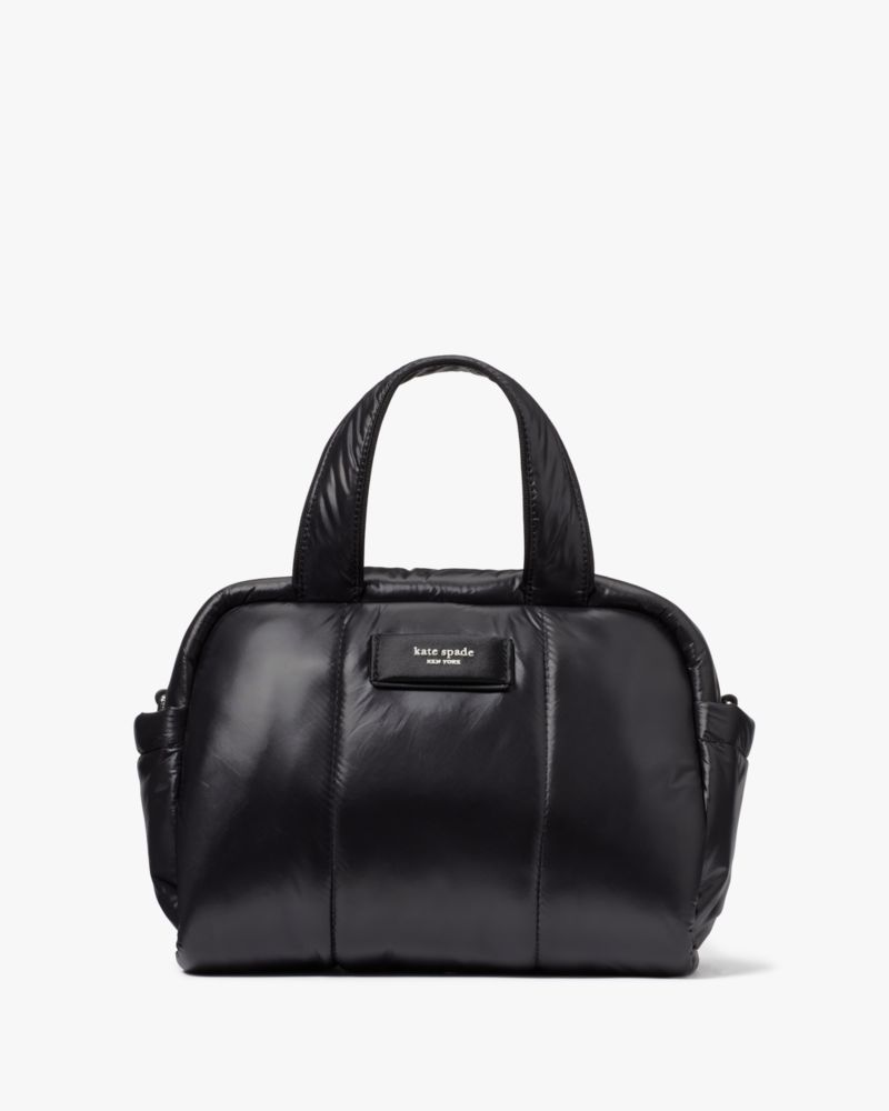 Kate Spade,Puffed Satchel,Black