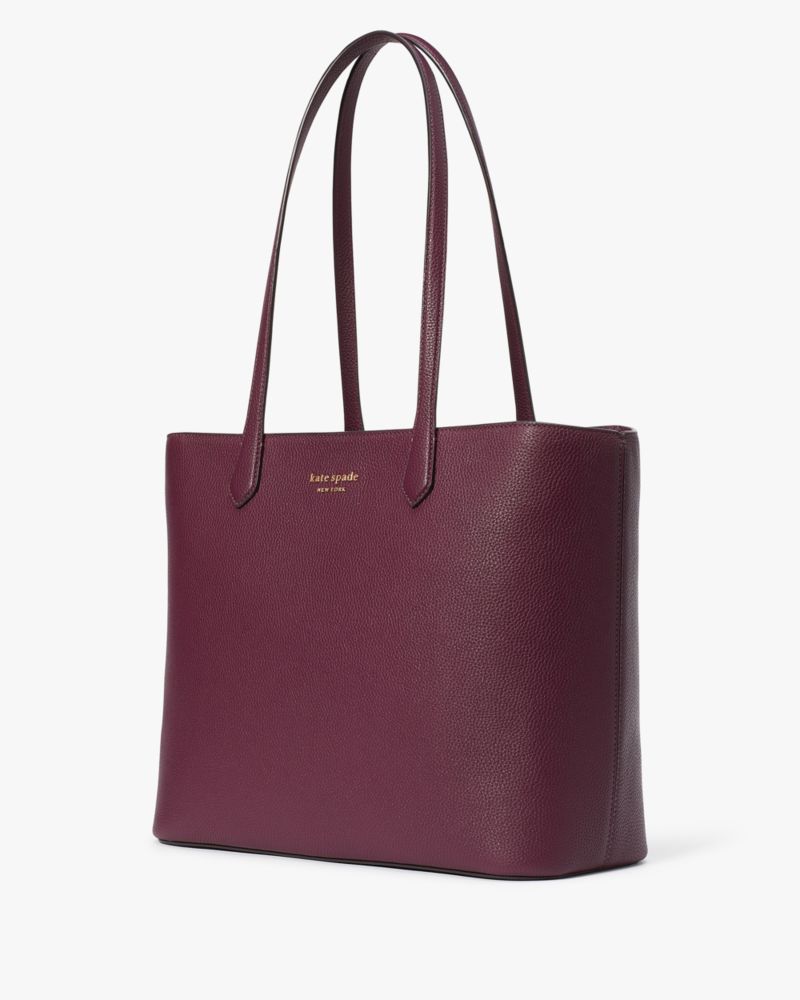 Kate Spade,Veronica Large Tote,Deep Cherry