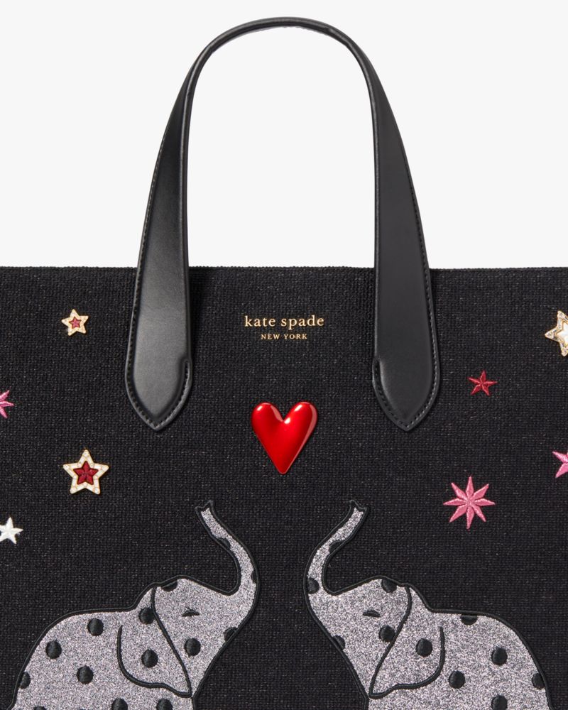 kate spade new york MANHATTAN - Tote bag - blackmulti/black