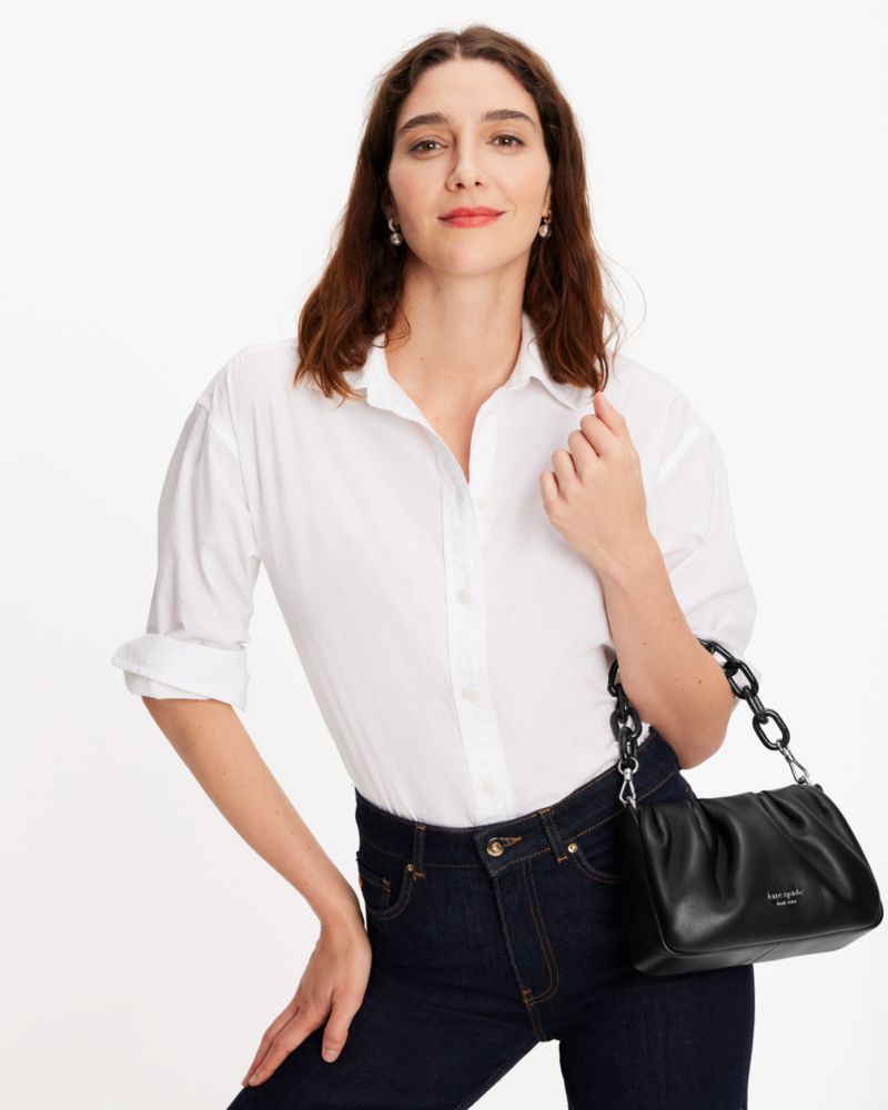 Kate Spade,Souffle Crossbody,Black