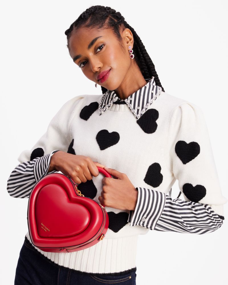 Kate spade 3d online heart purse